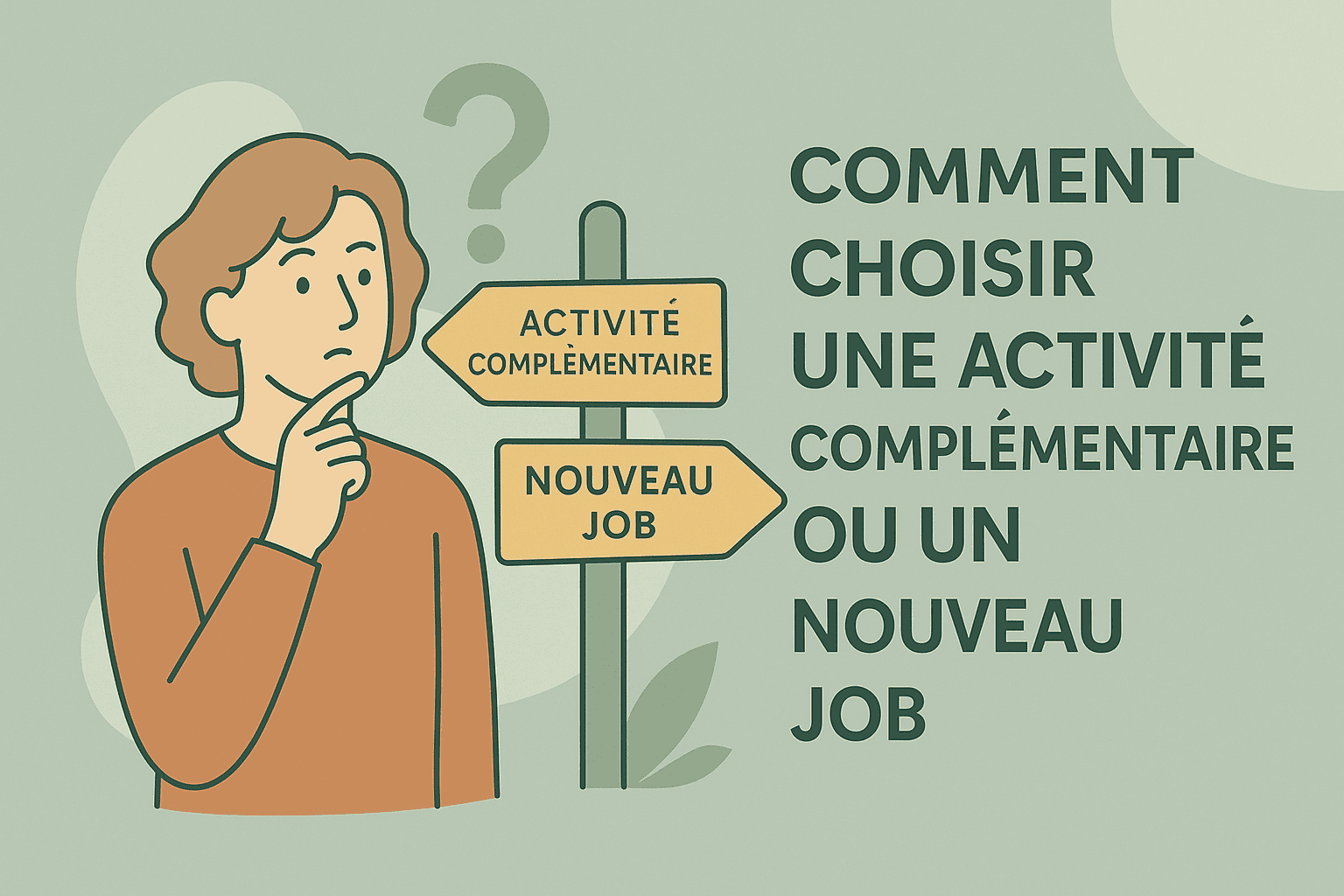Comment choisir une activité complémentaire ou un nouveau job?