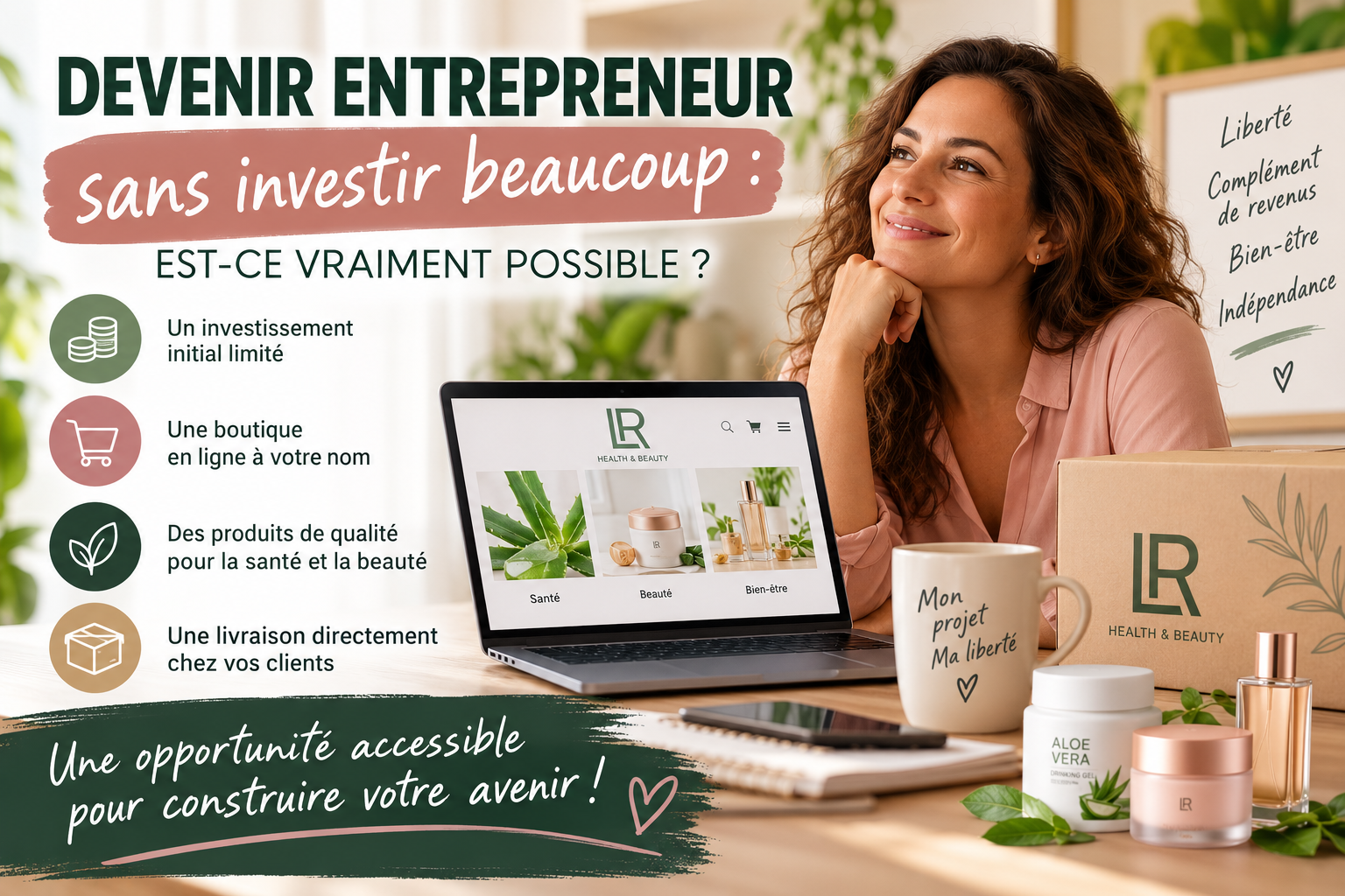 Devenir entrepreneur sans gros investissement